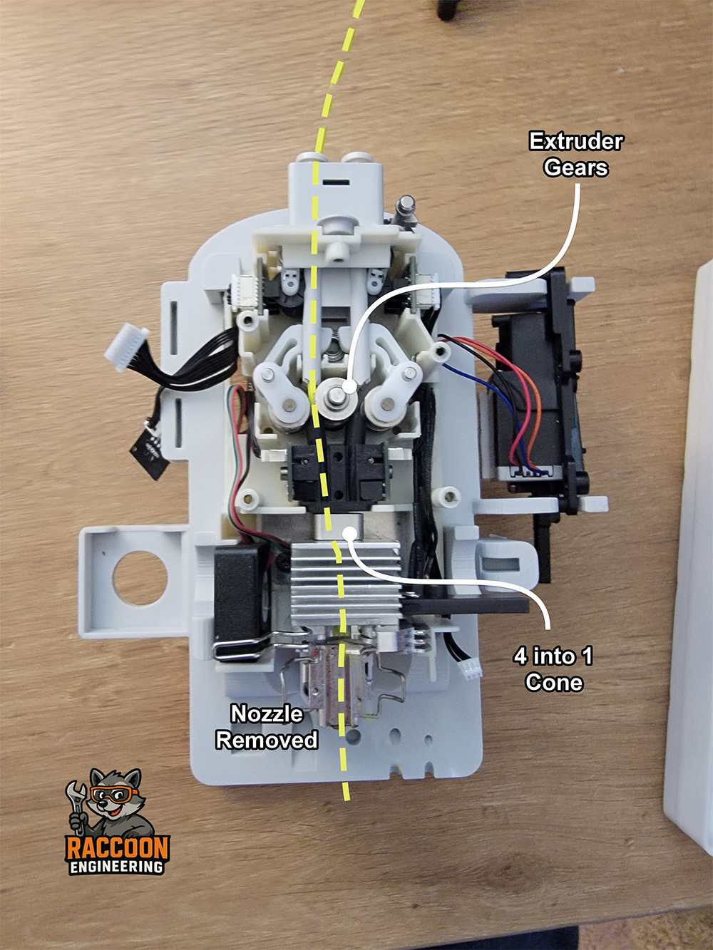 Upper y-axis pulley